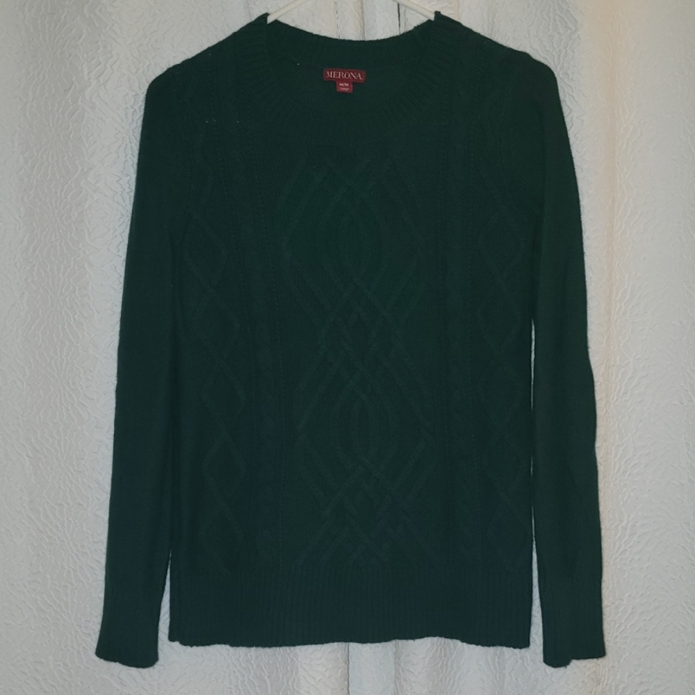 Cable knit sweater